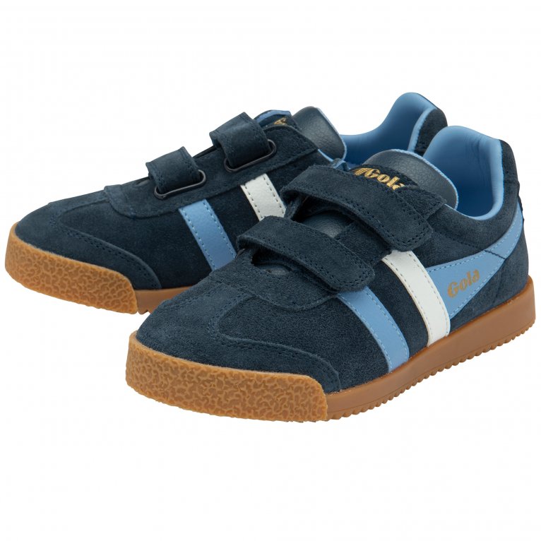 Charles Clinkard Gola Harrier Strap Boys Trainers