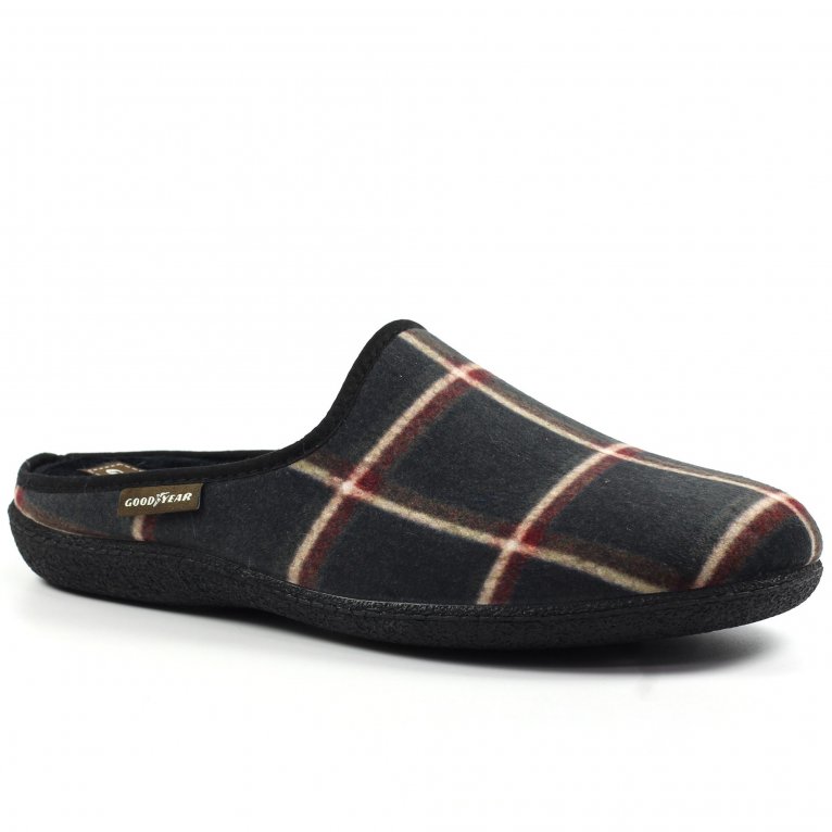 charles clinkard Goodyear Checkmate Mens Slippers