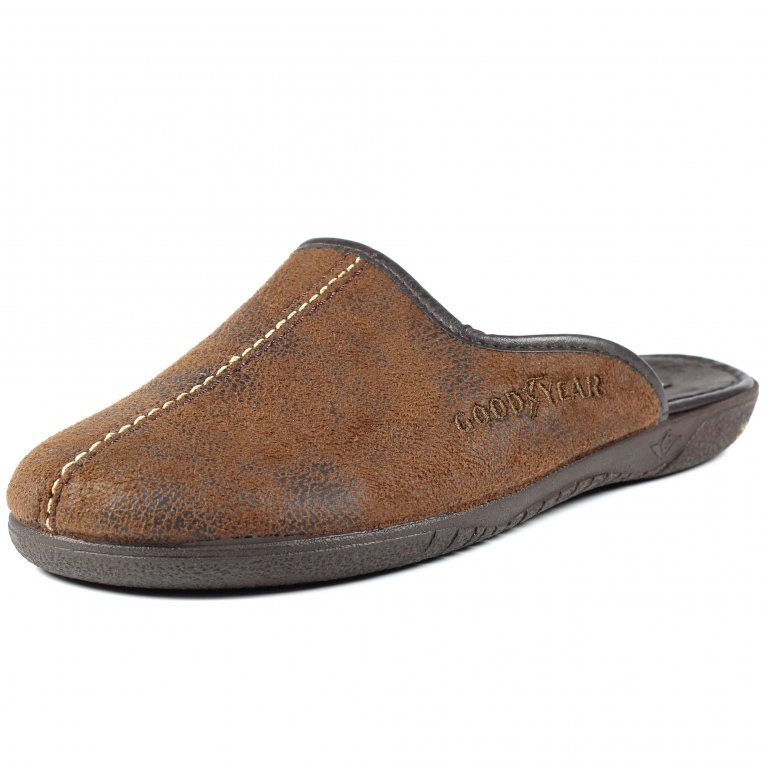 Charles Clinkard Goodyear Tees Mens Slippers