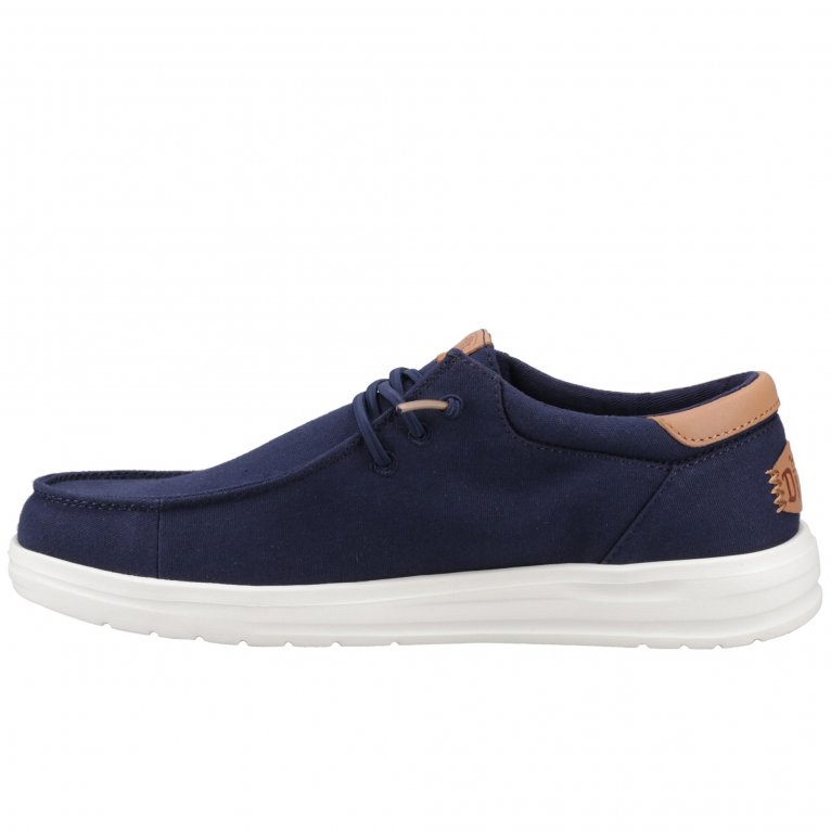 Charles Clinkard Hey Dude Paul Canvas Mens Shoes