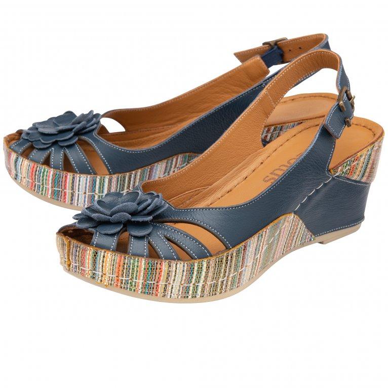 Charles Clinkard Lotus Caria Womens Wedge Sandals