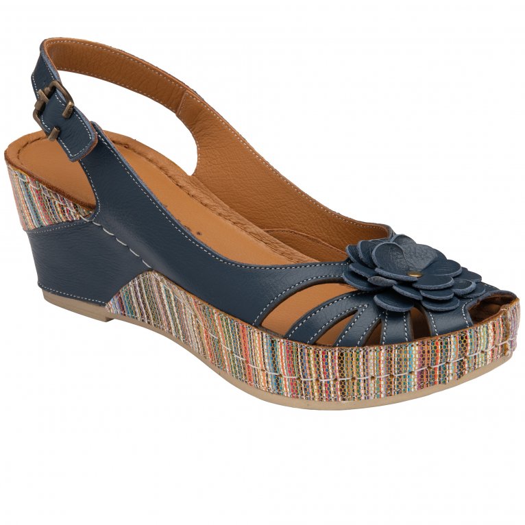 charles clinkard Lotus Caria Womens Wedge Sandals