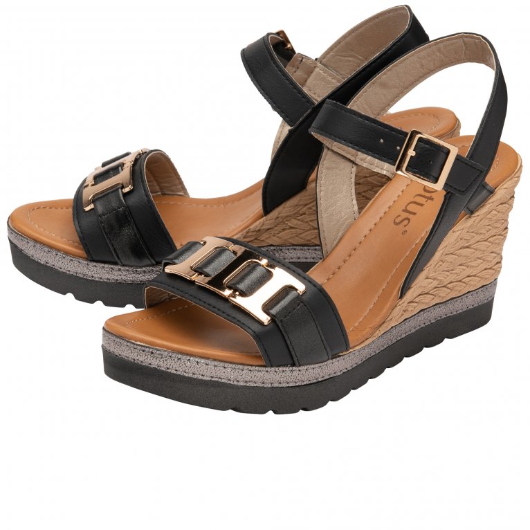 Charles Clinkard Lotus Carina Womens Wedge Sandals
