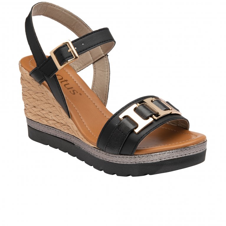 charles clinkard Lotus Carina Womens Wedge Sandals
