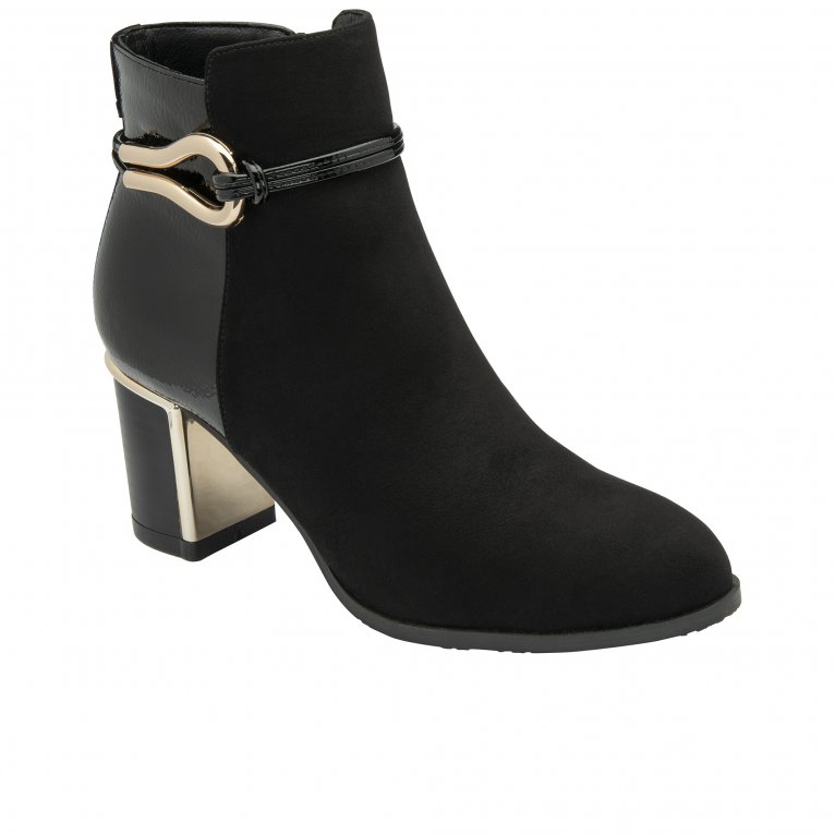 charles clinkard Lotus Ebony Womens Ankle Boots