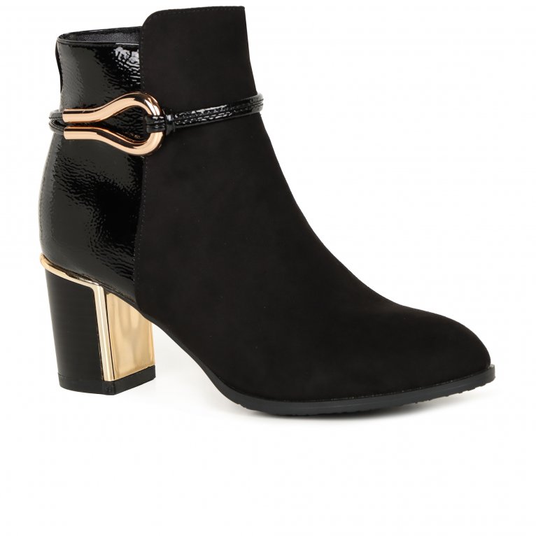 charles clinkard Lotus Ebony Womens Ankle Boots