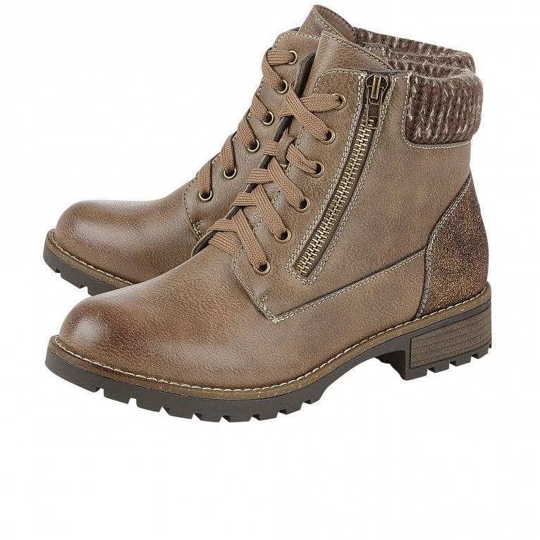 Charles Clinkard Lotus Emmeline Womens Biker Boots