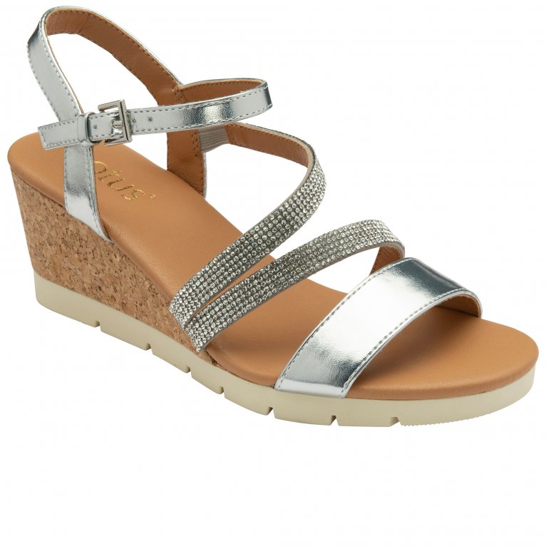 charles clinkard Lotus Goldie Womens Wedge Sandals