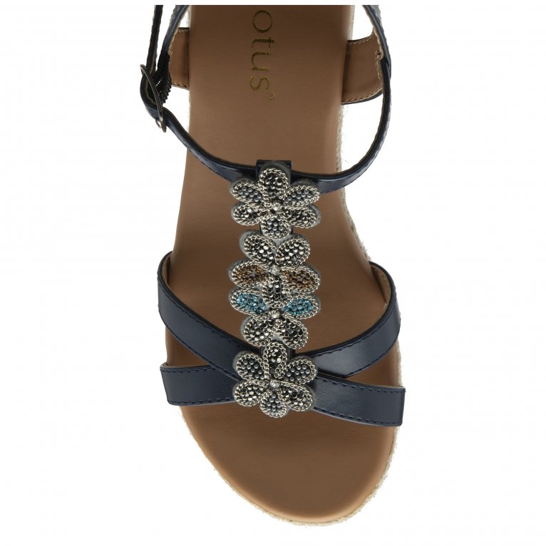 Charles Clinkard Lotus Letica Womens Wedge Sandals