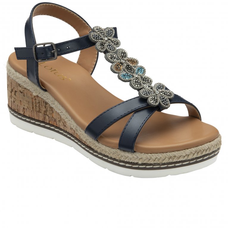 charles clinkard Lotus Letica Womens Wedge Sandals