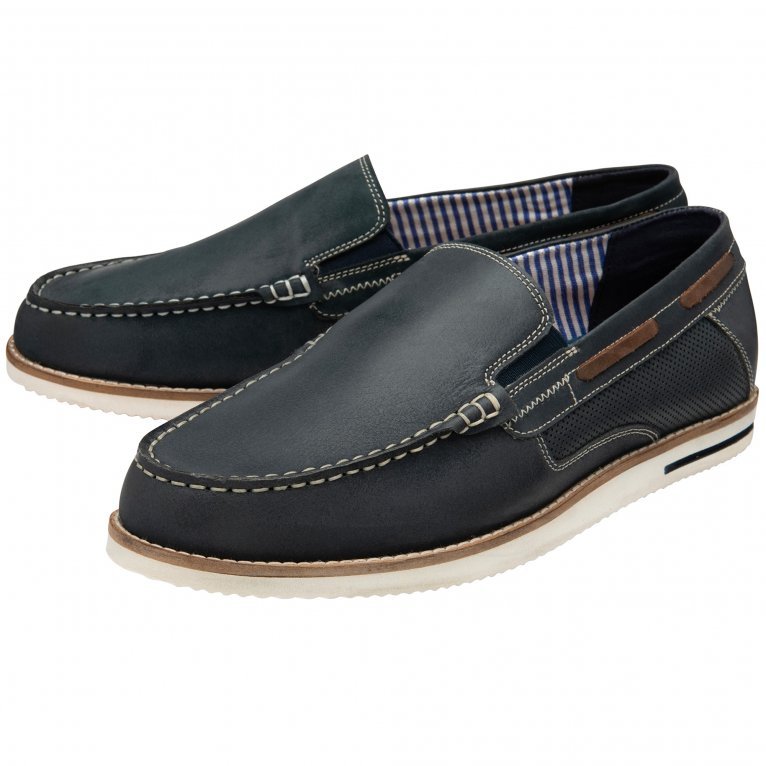 Charles Clinkard Lotus Saxon Mens Boat Shoes
