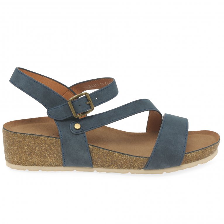 Charles Clinkard Lunar Cluster Wedge Sandal