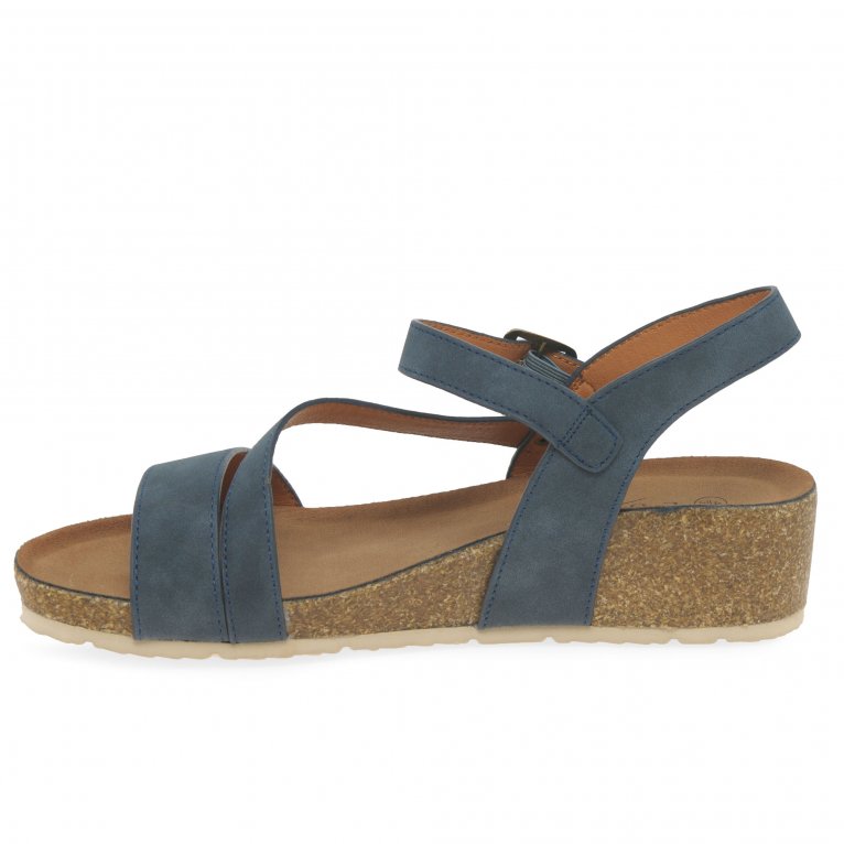 Charles Clinkard Lunar Cluster Wedge Sandal