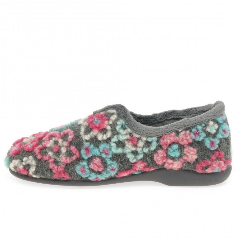 Charles Clinkard Lunar Hippy Womens Full Slippers