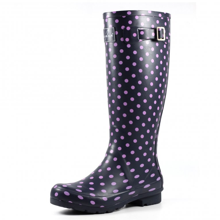 Charles Clinkard Lunar Spot Womens Wellingtons