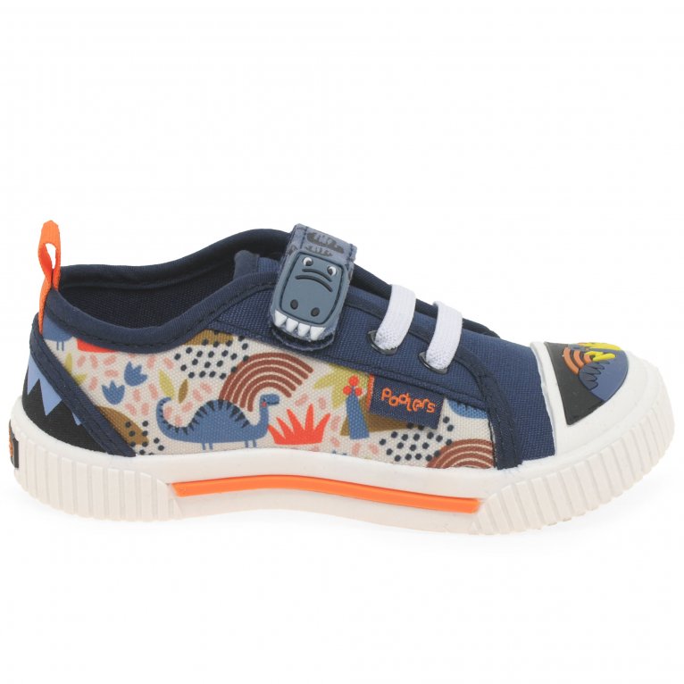 Charles Clinkard Pod Tatum Kids Canvas Shoes