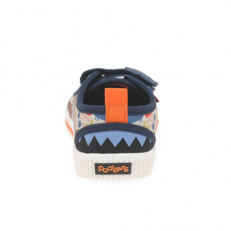 Charles Clinkard Pod Tatum Kids Canvas Shoes