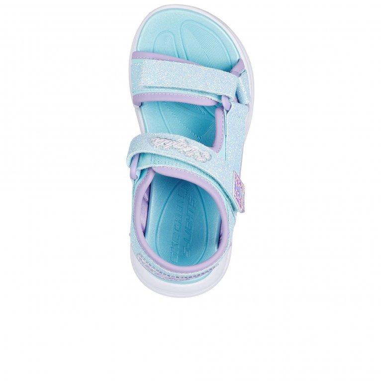 Charles Clinkard Skechers Sola Glow Girls Sandals