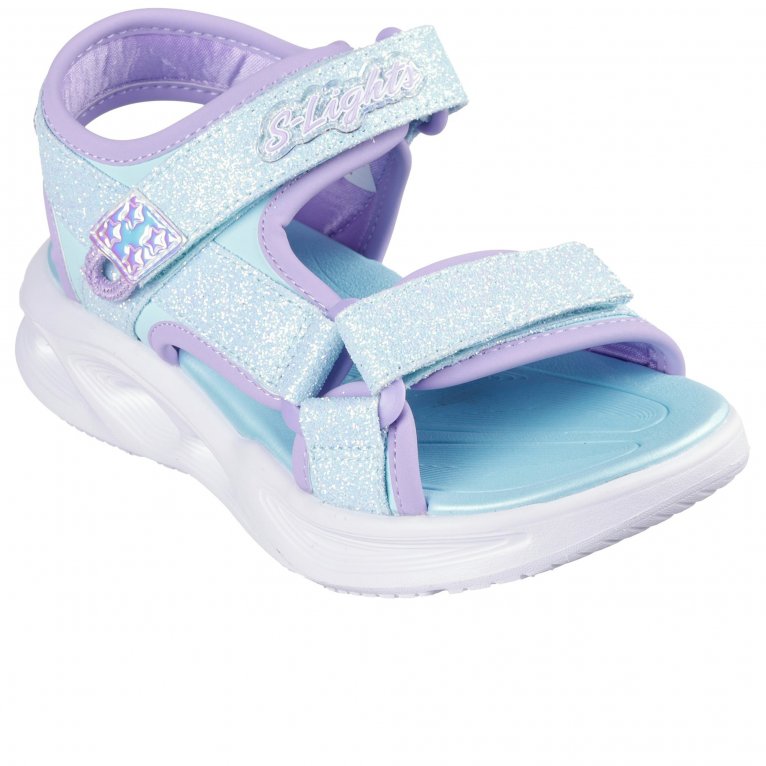 charles clinkard Skechers Sola Glow Girls Sandals
