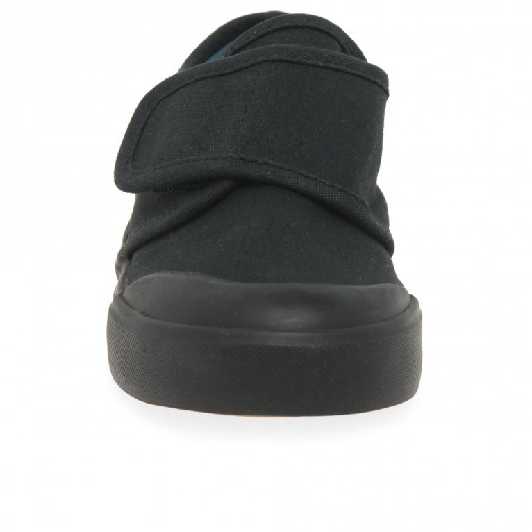 Charles Clinkard Start-Rite Skip Black Plimsolls