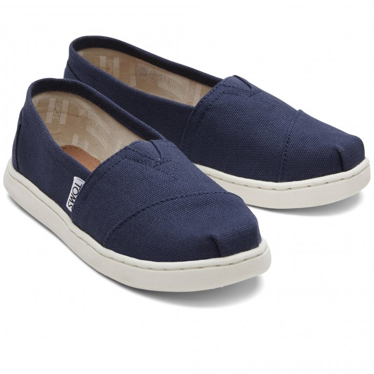 Charles Clinkard TOMS Alpargata Canvas Boys Shoes