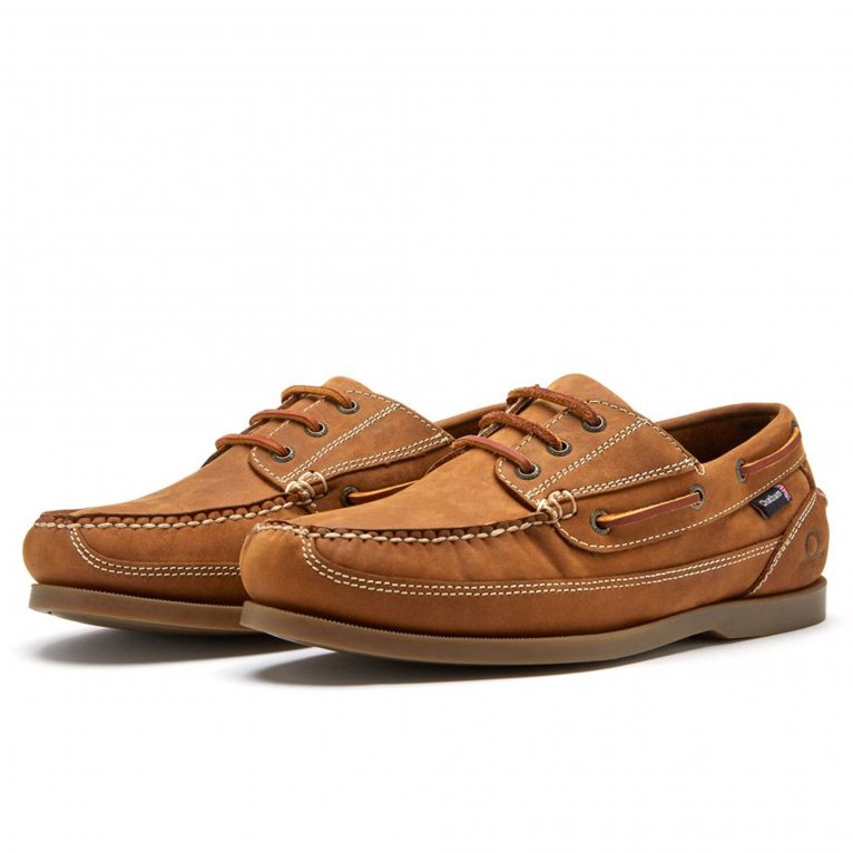 Charles Clinkard Chatham Rockwell Mens Wide Fit Boat Shoes