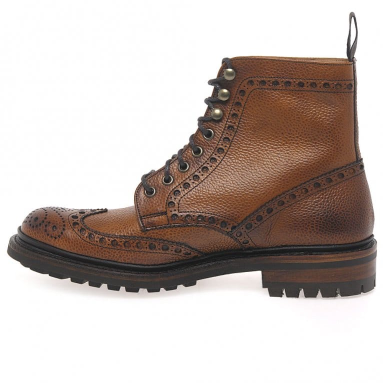 Charles Clinkard Cheaney Tweed Mens Formal Lace Up Boots