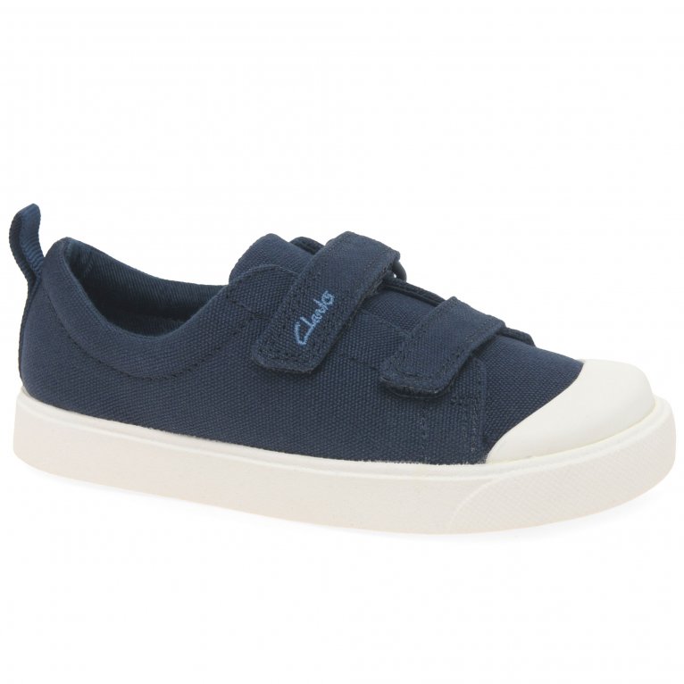 charles clinkard Clarks City Bright T Kids Infant Canvas Shoes