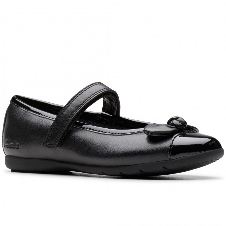 charles clinkard Clarks Dance Beam K Girls School Shoes