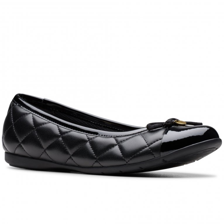 charles clinkard Clarks Dance Cap Y Girls Senior School Shoes