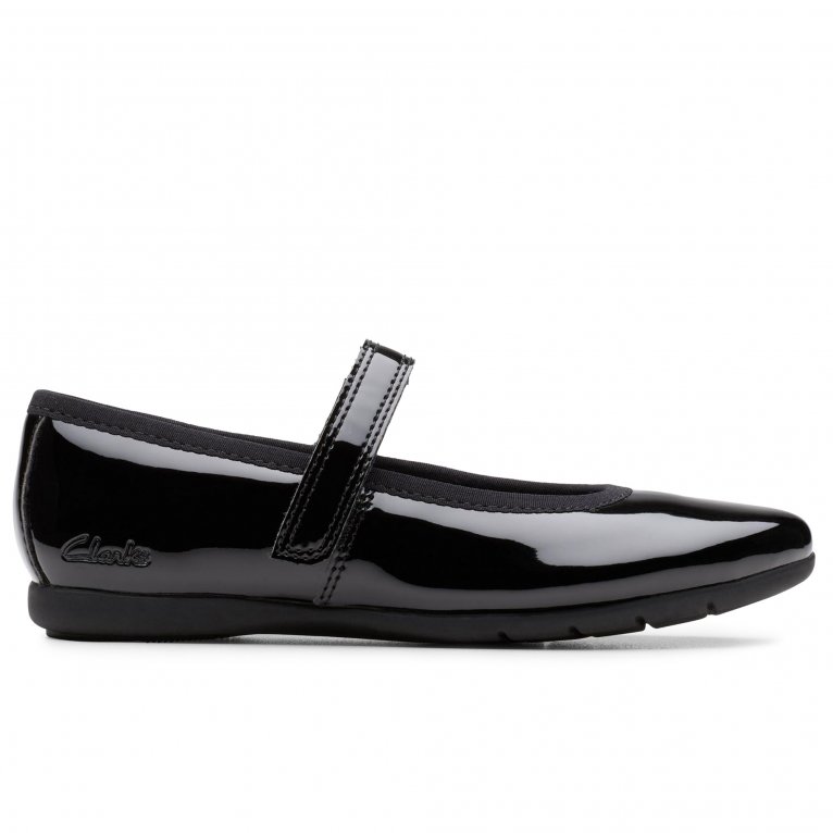 Charles Clinkard Clarks Dance Wish K Girls School Shoes