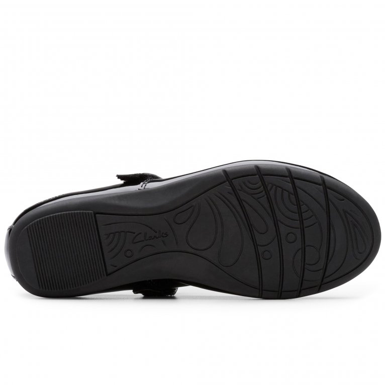 Charles Clinkard Clarks Dance Wish K Girls School Shoes
