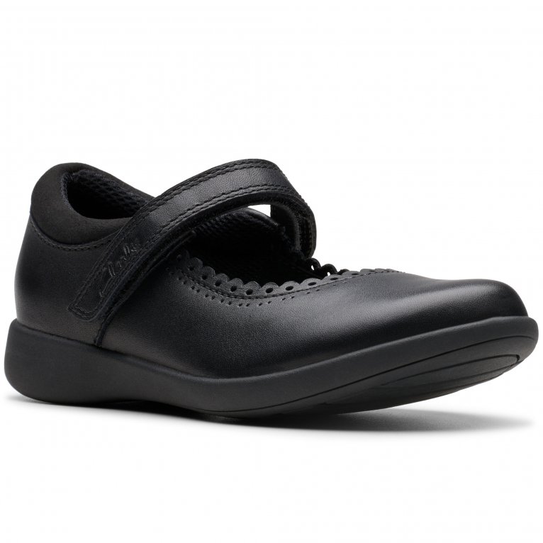 charles clinkard Clarks Etch Pure K Girls School Shoes