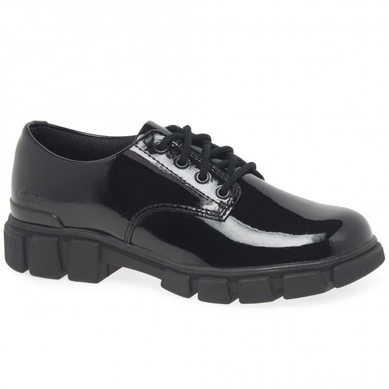 charles clinkard Clarks Evyn Lace K Girls School Shoes