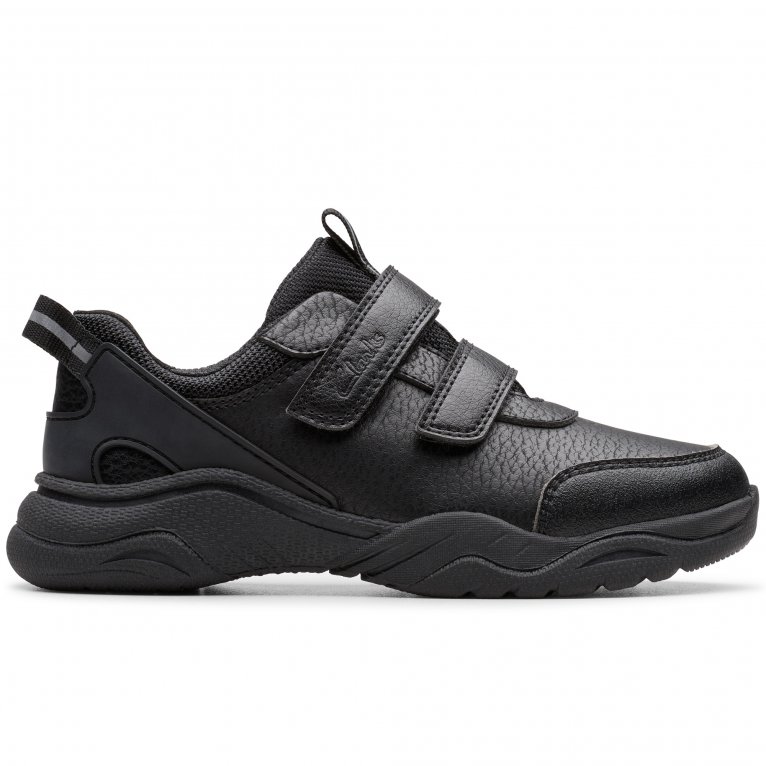 Charles Clinkard Clarks Feathershine K Kids Sports Shoes