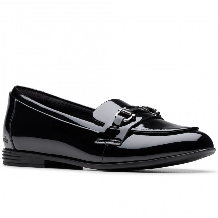 charles clinkard Clarks Finja Loafer O Girls School Shoes