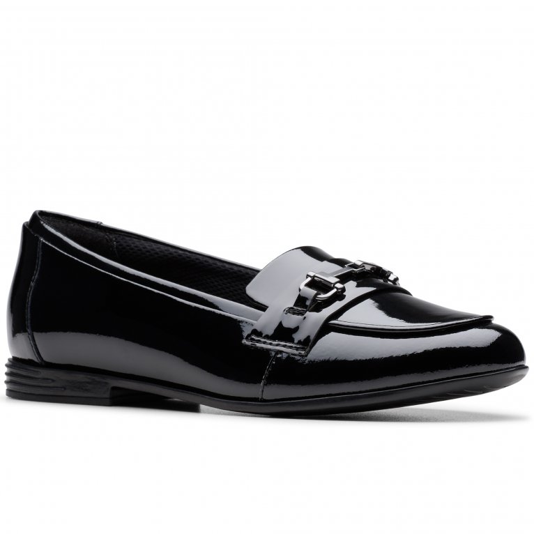 charles clinkard Clarks Finja Loafer Y Girls Senior School Shoes