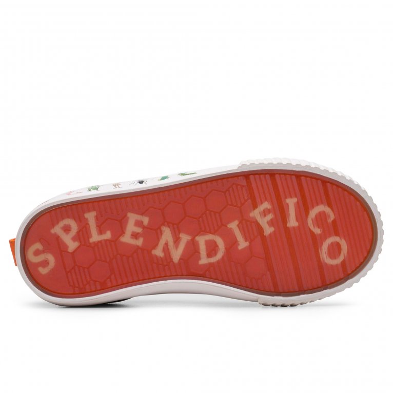 Charles Clinkard Clarks Foxing Air Kids Canvas Shoes