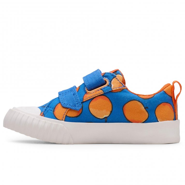 Charles Clinkard Clarks Foxing Air Kids Infant Canvas Shoes