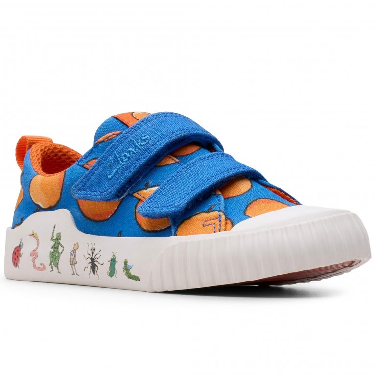 charles clinkard Clarks Foxing Air Kids Infant Canvas Shoes