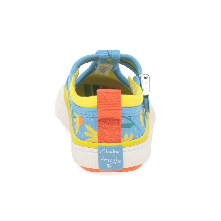 Charles Clinkard Clarks Foxing Bloom T Girls Infant Canvas Shoes