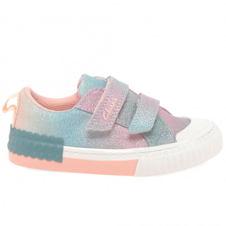 Charles Clinkard Clarks Foxing Brill K Girls Canvas Shoes