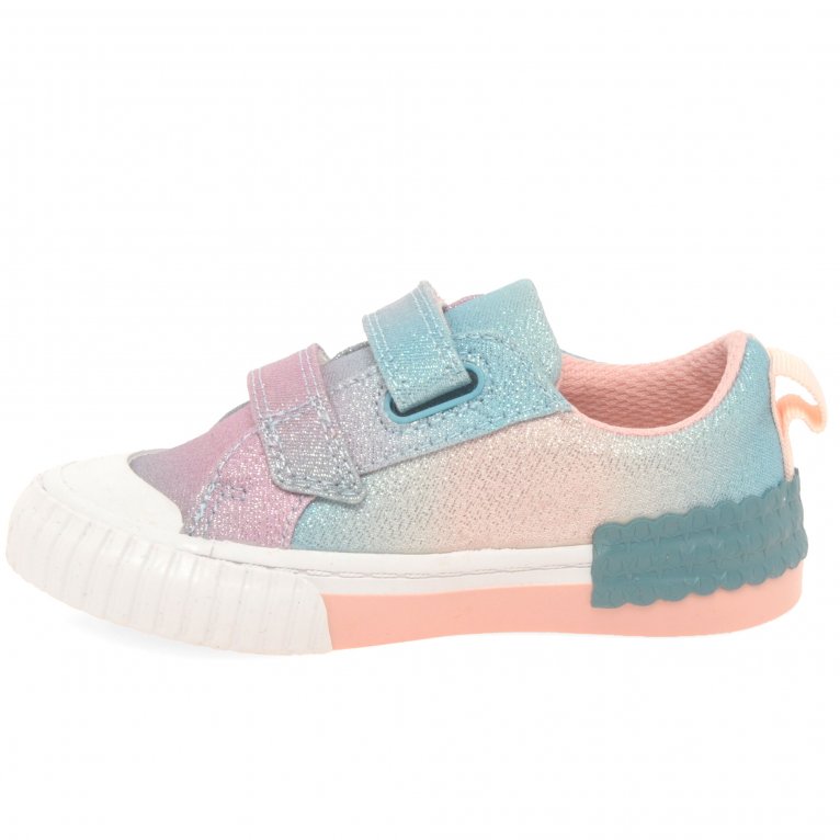 Charles Clinkard Clarks Foxing Brill K Girls Canvas Shoes