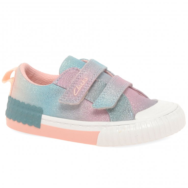 charles clinkard Clarks Foxing Brill K Girls Canvas Shoes