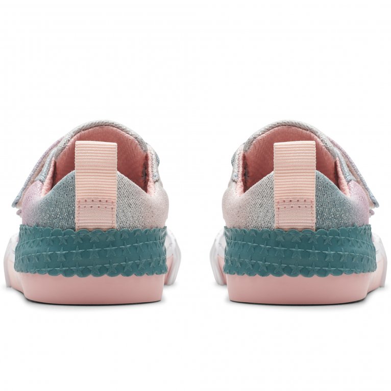 Charles Clinkard Clarks Foxing Brill T Girls Infant Canvas Shoes