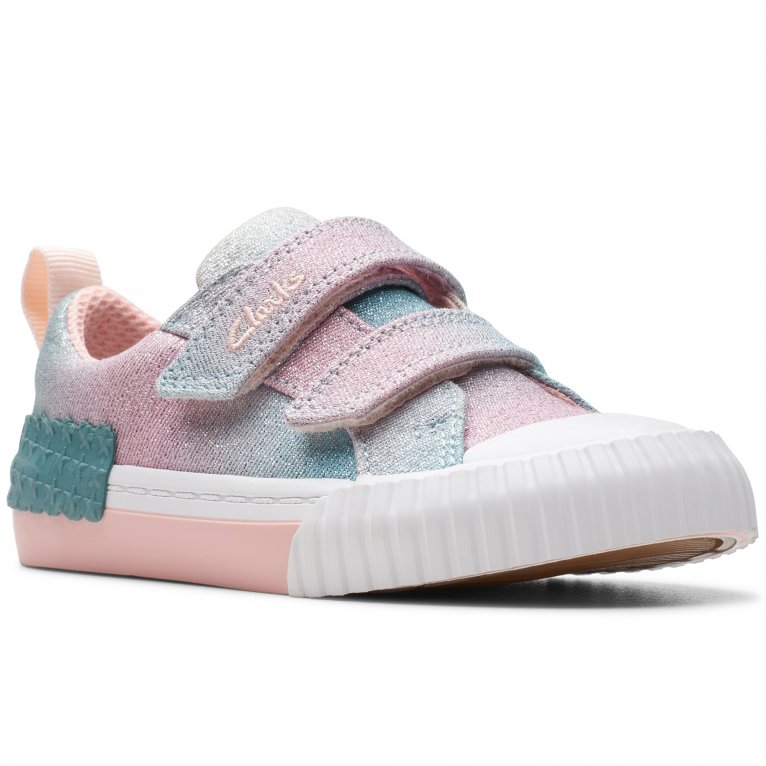 charles clinkard Clarks Foxing Brill T Girls Infant Canvas Shoes