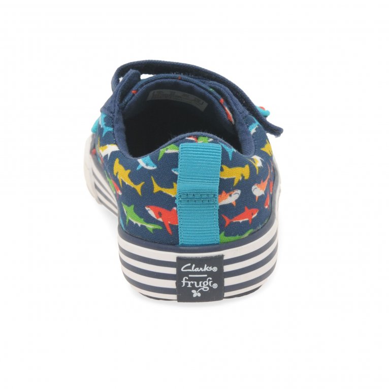 Charles Clinkard Clarks Foxing Split K Boys Canvas Shoes