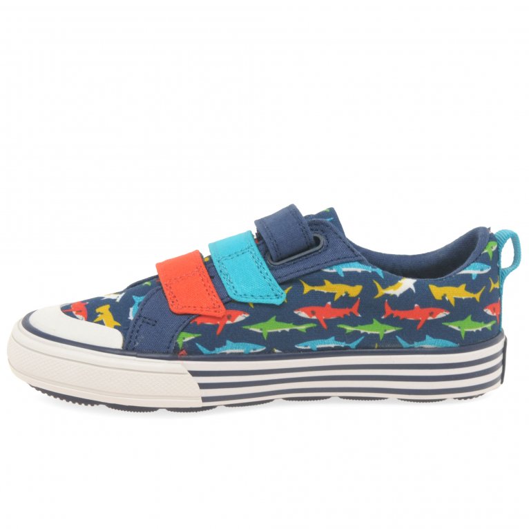 Charles Clinkard Clarks Foxing Split K Boys Canvas Shoes