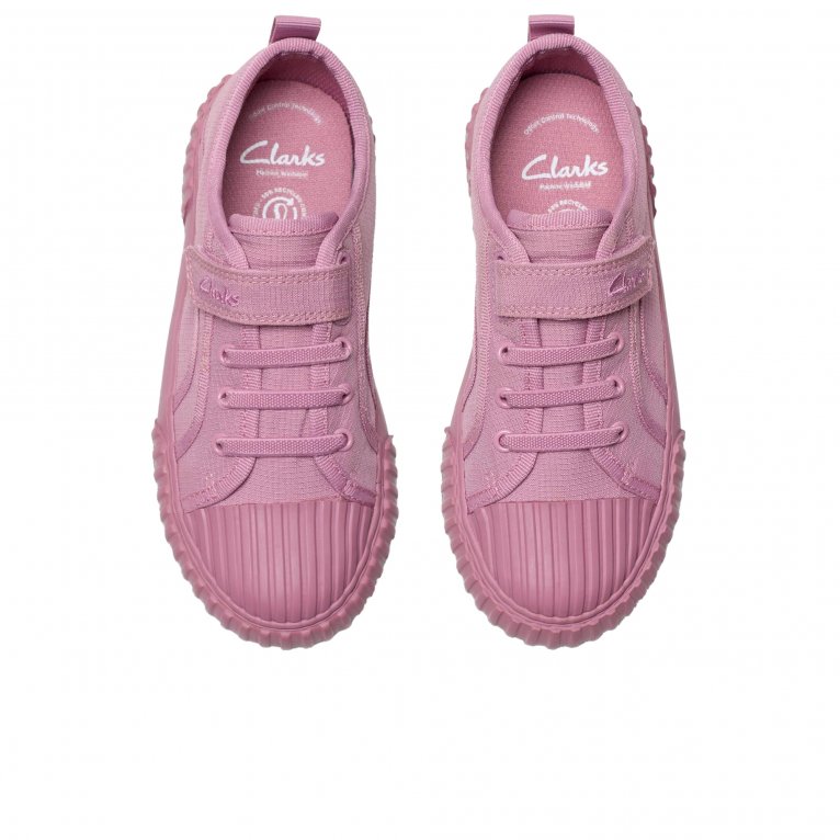 Charles Clinkard Clarks Foxing Stitch K Girls Canvas Shoes