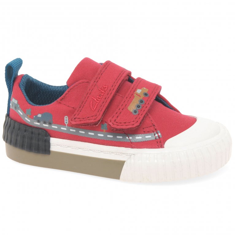 charles clinkard Clarks Foxing Truck T Boys Infant Canvas Shoes